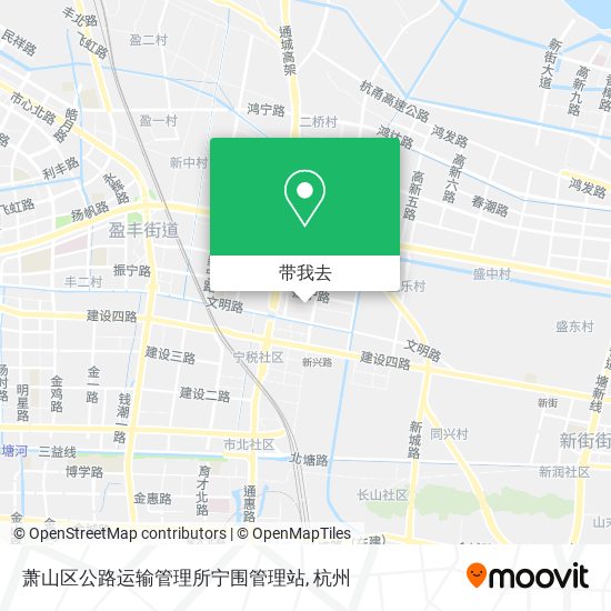 萧山区公路运输管理所宁围管理站地图