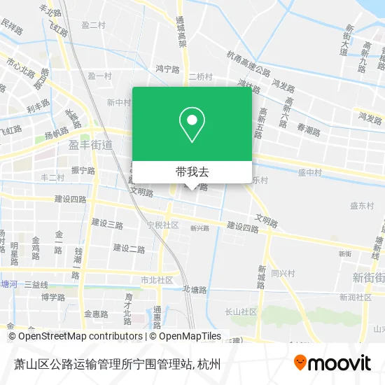 萧山区公路运输管理所宁围管理站地图