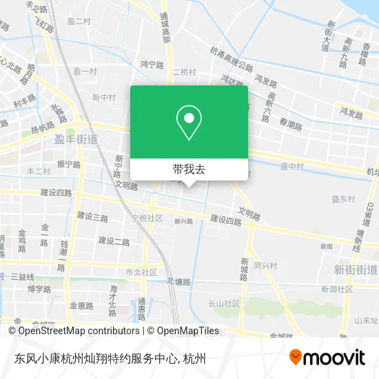 东风小康杭州灿翔特约服务中心地图