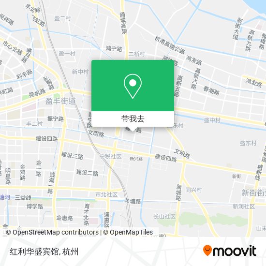 红利华盛宾馆地图