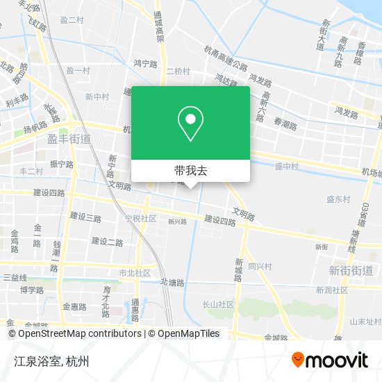 江泉浴室地图