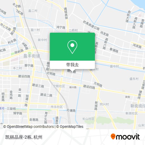 凯丽晶座-2栋地图
