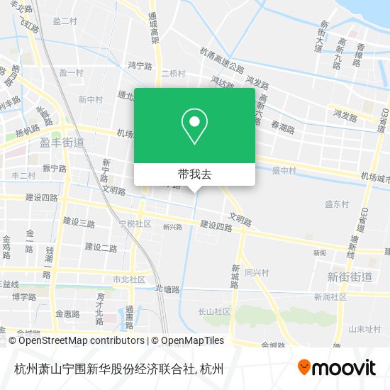 杭州萧山宁围新华股份经济联合社地图