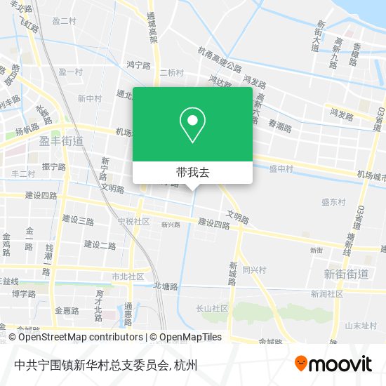中共宁围镇新华村总支委员会地图