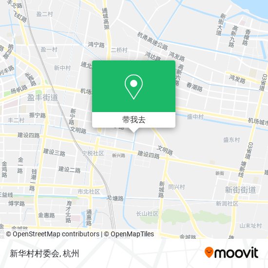 新华村村委会地图