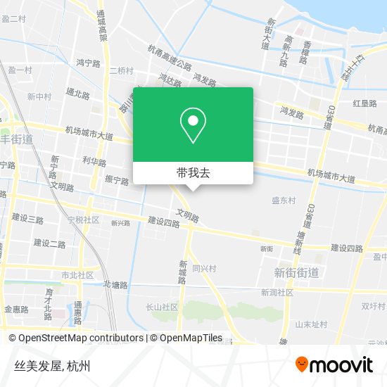 丝美发屋地图