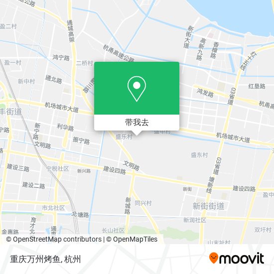 重庆万州烤鱼地图