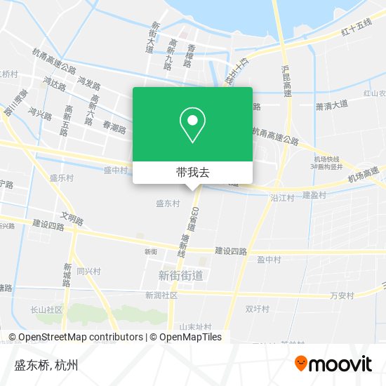 盛东桥地图