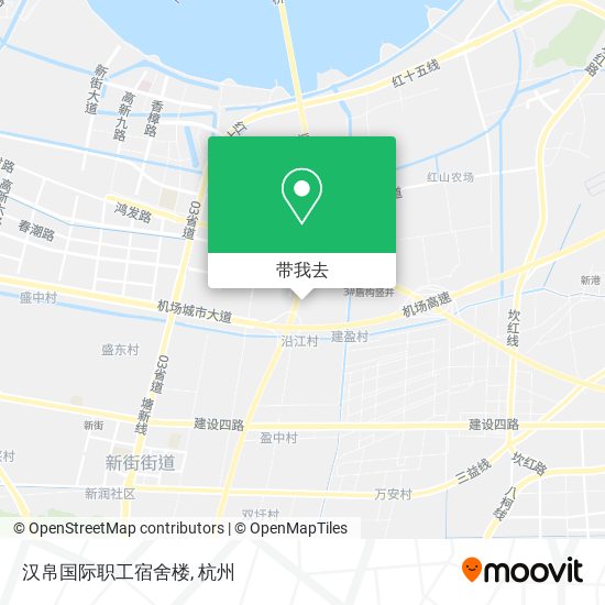 汉帛国际职工宿舍楼地图