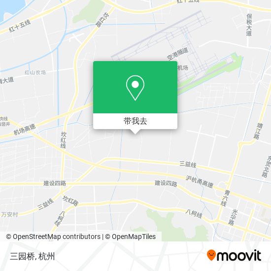 三园桥地图