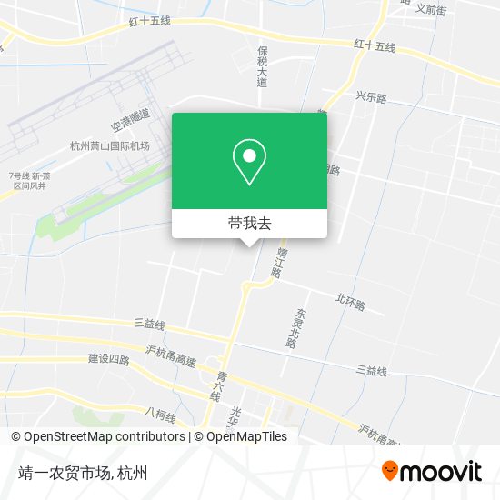 靖一农贸市场地图