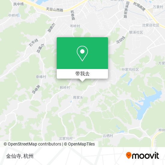 金仙寺地图