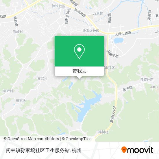 闲林镇孙家坞社区卫生服务站地图