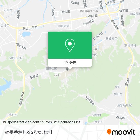 翰墨香林苑-35号楼地图