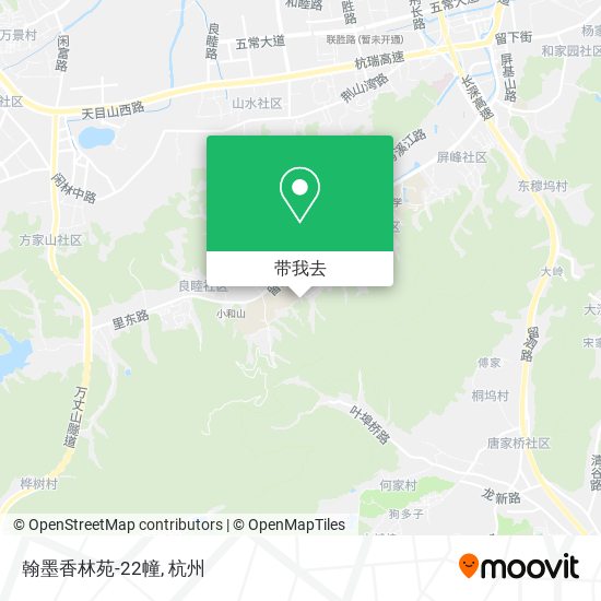 翰墨香林苑-22幢地图