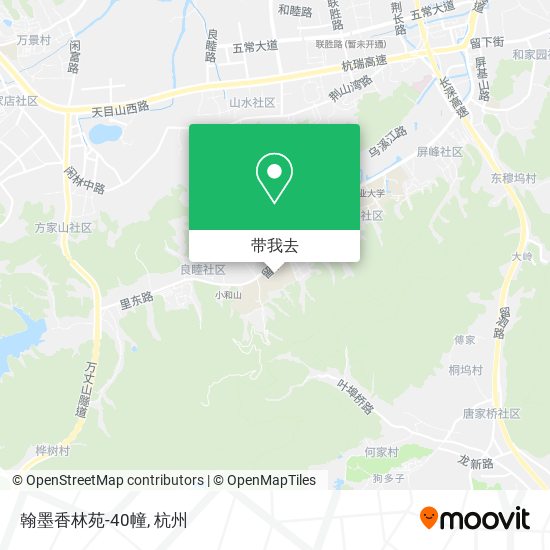 翰墨香林苑-40幢地图
