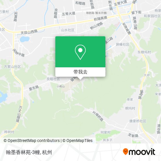 翰墨香林苑-3幢地图