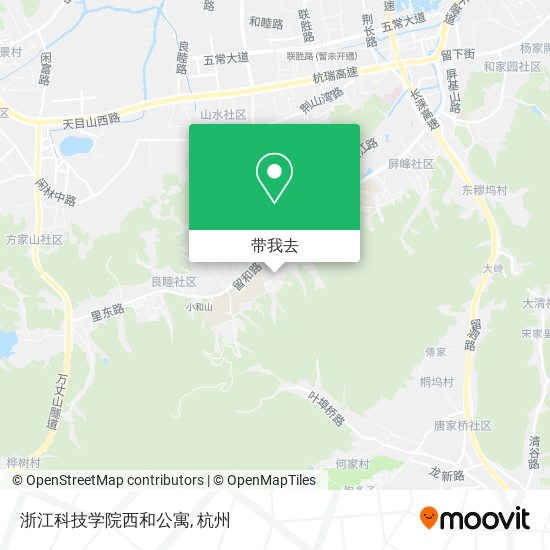 浙江科技学院西和公寓地图