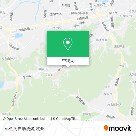 韩金阁自助烧烤地图