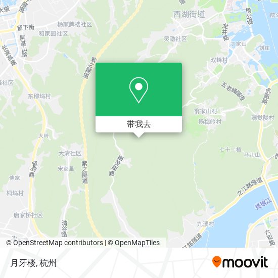 月牙楼地图
