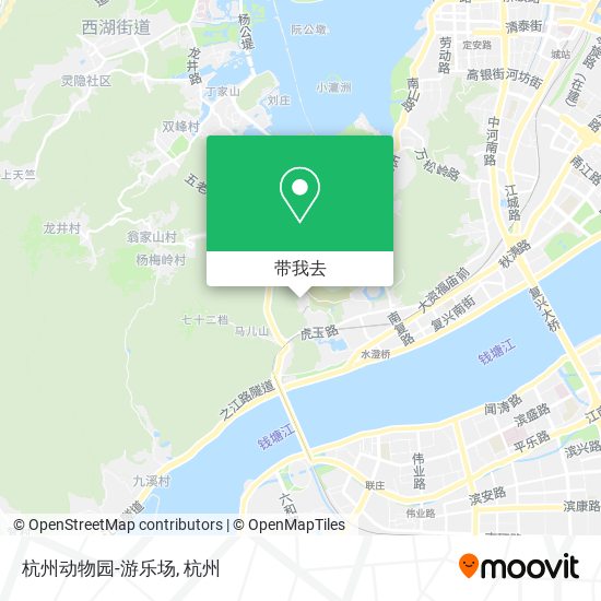 杭州动物园-游乐场地图