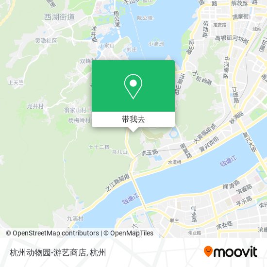 杭州动物园-游艺商店地图
