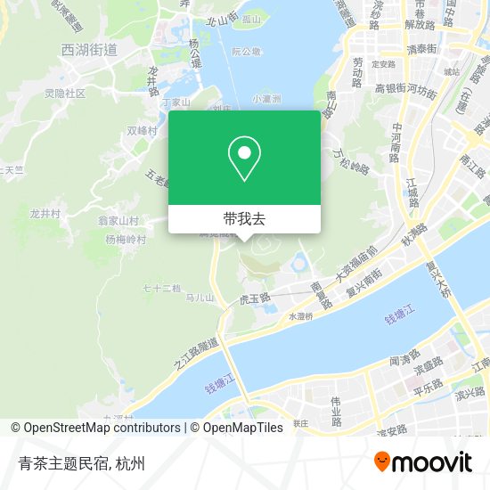 青茶主题民宿地图