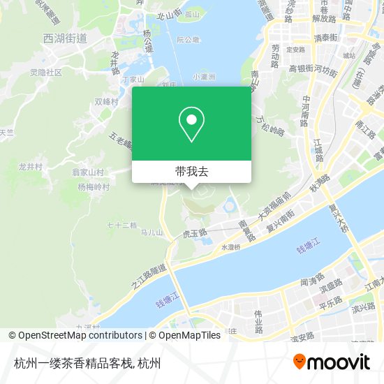 杭州一缕茶香精品客栈地图