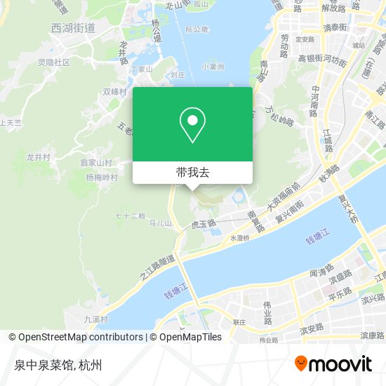 泉中泉菜馆地图