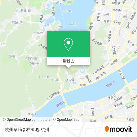 杭州翠筠森林酒吧地图