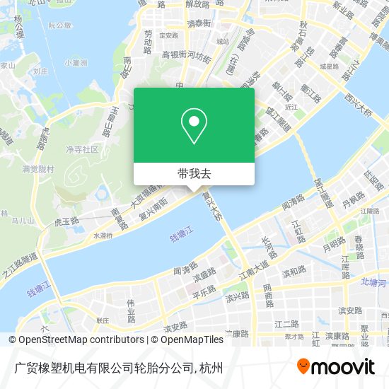 广贸橡塑机电有限公司轮胎分公司地图