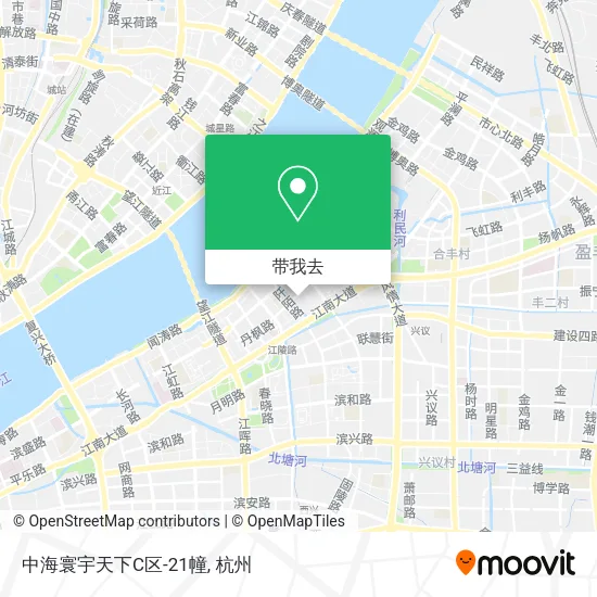 中海寰宇天下C区-21幢地图
