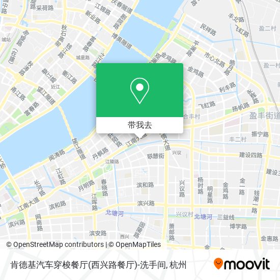 肯德基汽车穿梭餐厅(西兴路餐厅)-洗手间地图