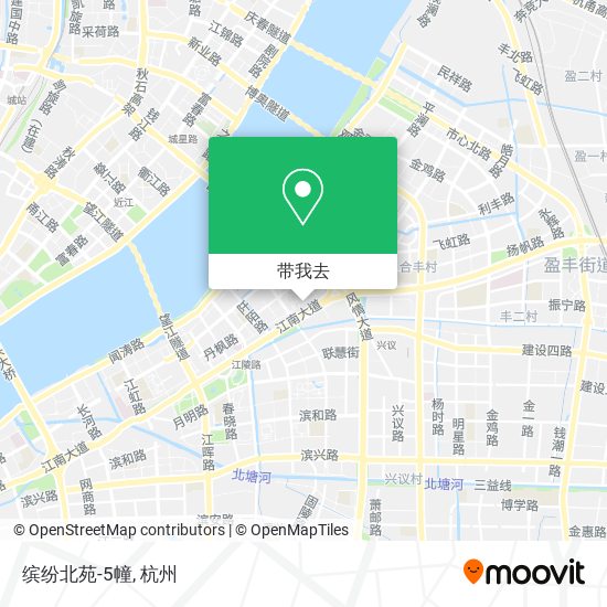 缤纷北苑-5幢地图