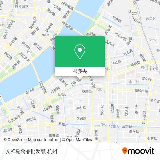 文祥副食品批发部地图
