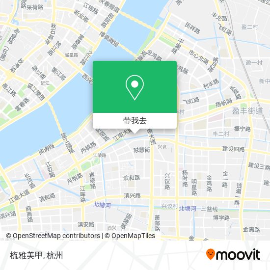 梳雅美甲地图