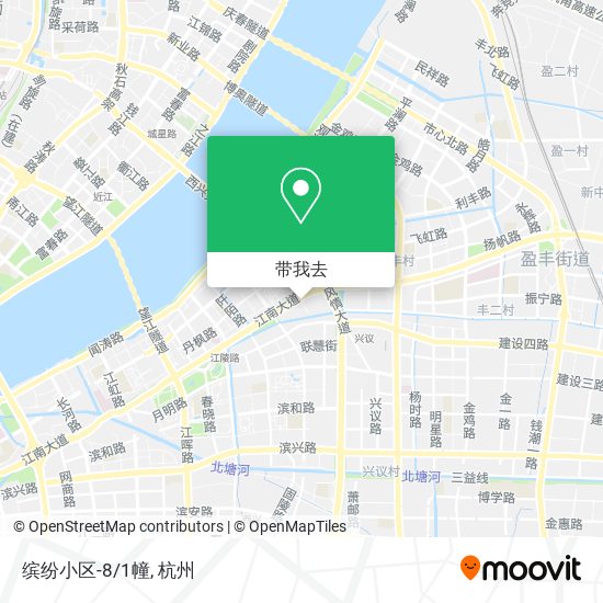 缤纷小区-8/1幢地图