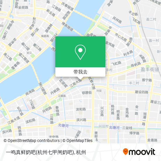 一鸣真鲜奶吧(杭州七甲闸奶吧)地图