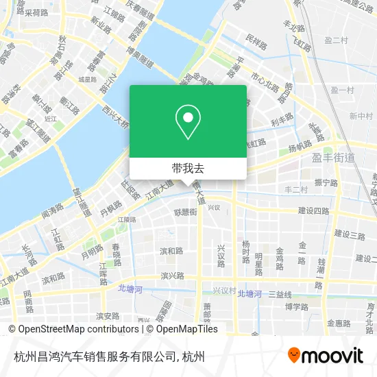 杭州昌鸿汽车销售服务有限公司地图