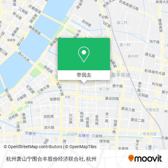 杭州萧山宁围合丰股份经济联合社地图