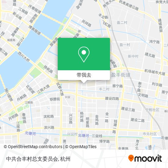 中共合丰村总支委员会地图