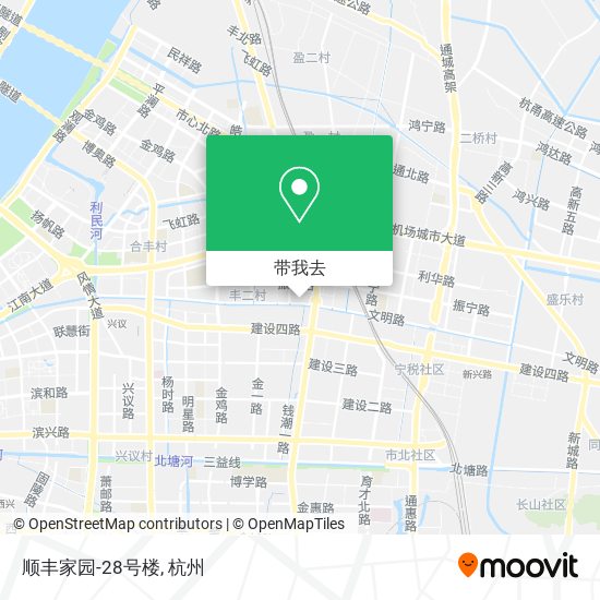 顺丰家园-28号楼地图