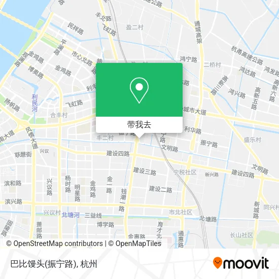 巴比馒头(振宁路)地图