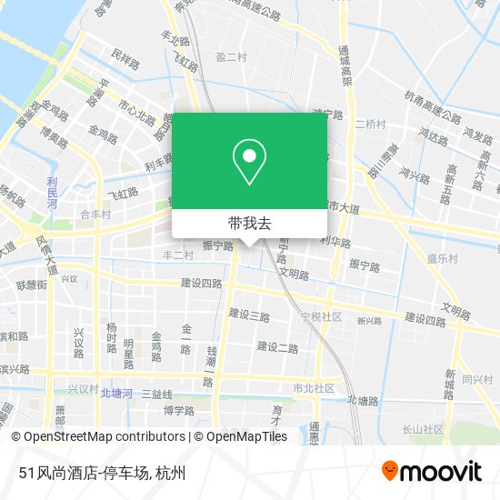 51风尚酒店-停车场地图