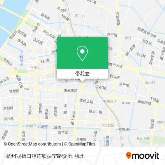 杭州冠扬口腔连锁振宁路诊所地图