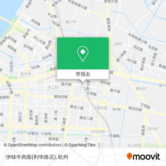 伊味牛肉面(利华路店)地图