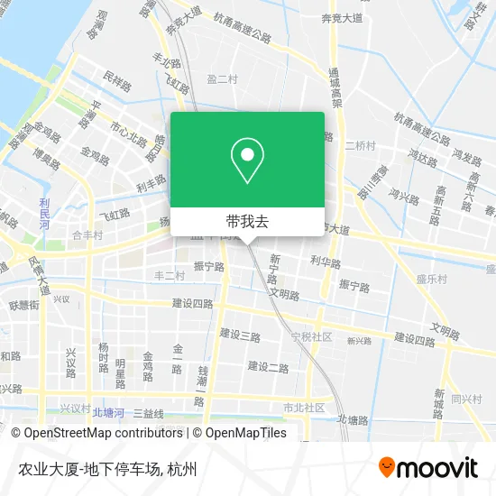 农业大厦-地下停车场地图