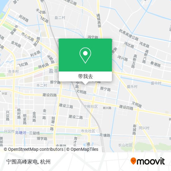 宁围高峰家电地图