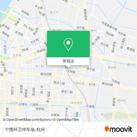 宁围环卫停车场地图