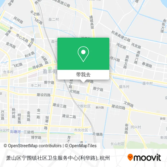 萧山区宁围镇社区卫生服务中心(利华路)地图